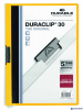 Skoroszyt DURABLE DURACLIP Original 30 żółty 2200-04